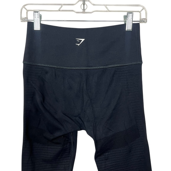 Gymshark 3 Leggings Bundle sz M Black Grey (x2) Gym Workout Athleisure Snatched - Picture 10 of 15